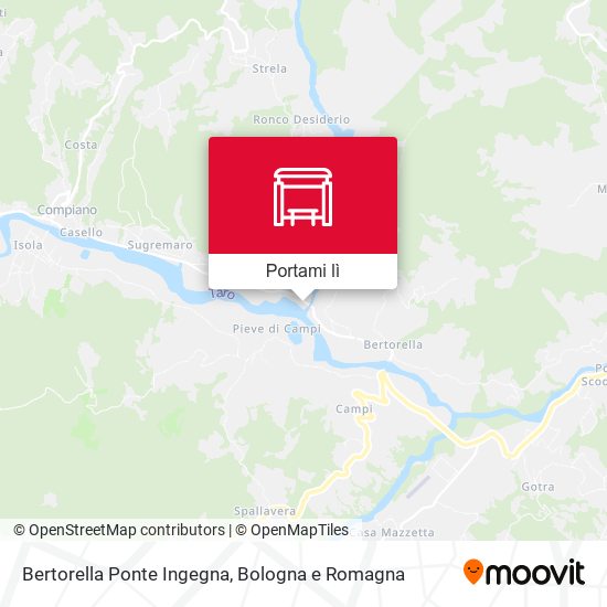 Mappa Bertorella Ponte Ingegna
