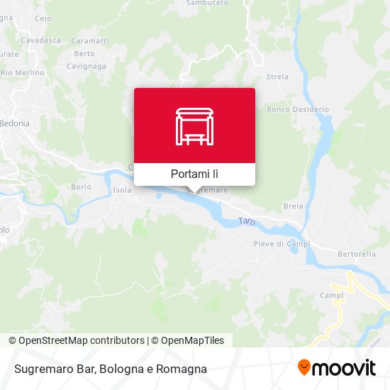 Mappa Sugremaro Bar
