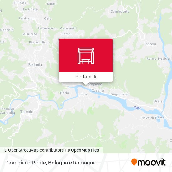 Mappa Compiano Ponte