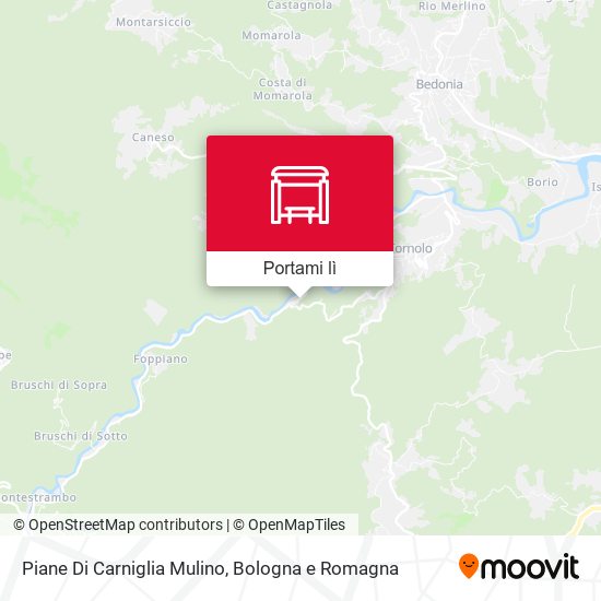 Mappa Piane Di Carniglia Mulino