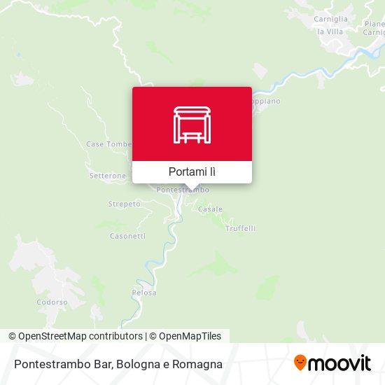 Mappa Pontestrambo Bar