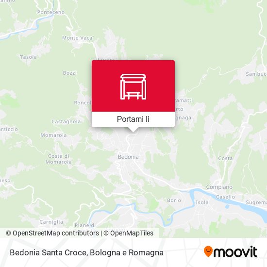 Mappa Bedonia Santa Croce