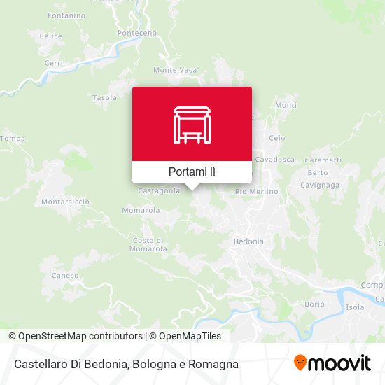 Mappa Castellaro Di Bedonia