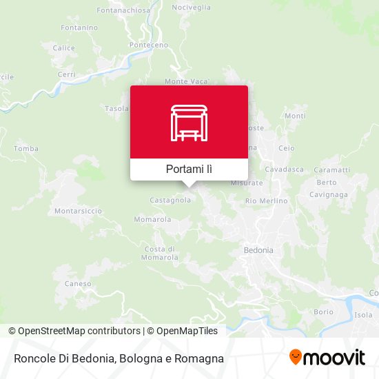 Mappa Roncole Di Bedonia