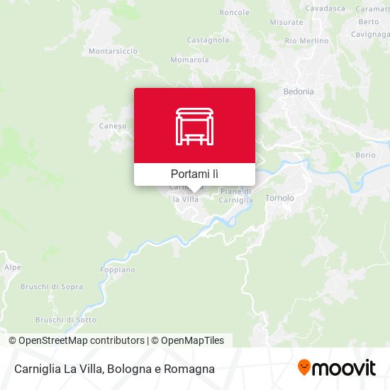 Mappa Carniglia La Villa