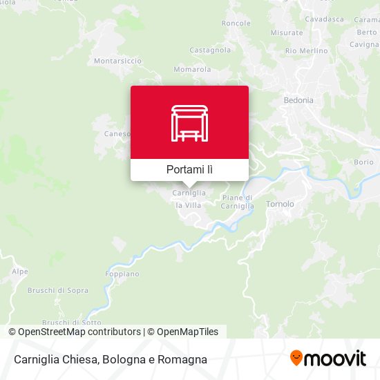 Mappa Carniglia Chiesa
