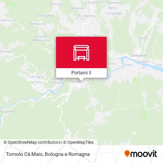 Mappa Tornolo Cà Maio