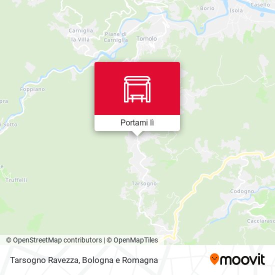 Mappa Tarsogno Ravezza