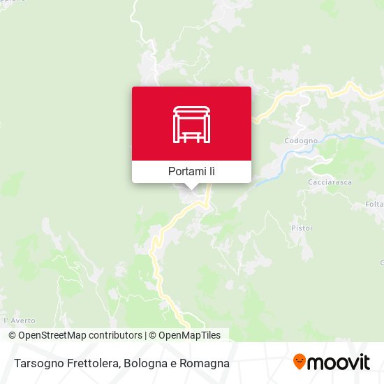 Mappa Tarsogno Frettolera