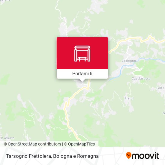 Mappa Tarsogno Frettolera
