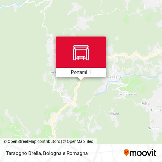 Mappa Tarsogno Breila