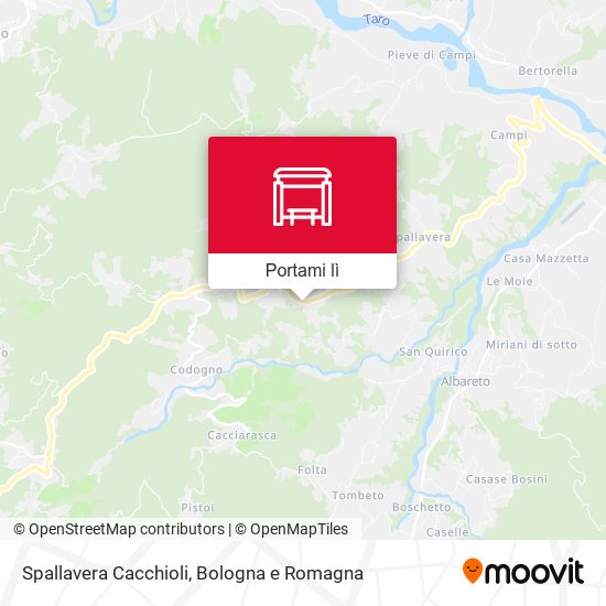 Mappa Spallavera Cacchioli