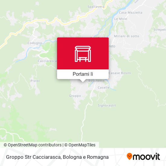 Mappa Groppo Str Cacciarasca