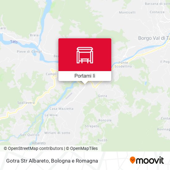 Mappa Gotra Str Albareto