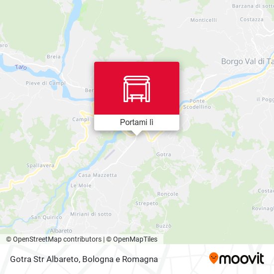 Mappa Gotra Str Albareto