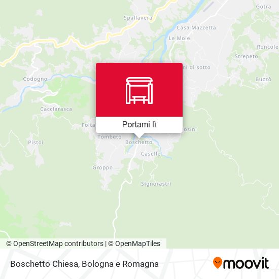 Mappa Boschetto Chiesa