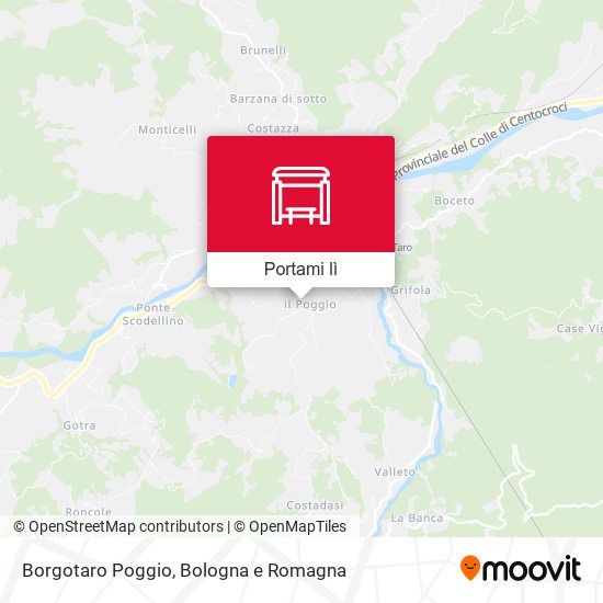 Mappa Borgotaro Poggio