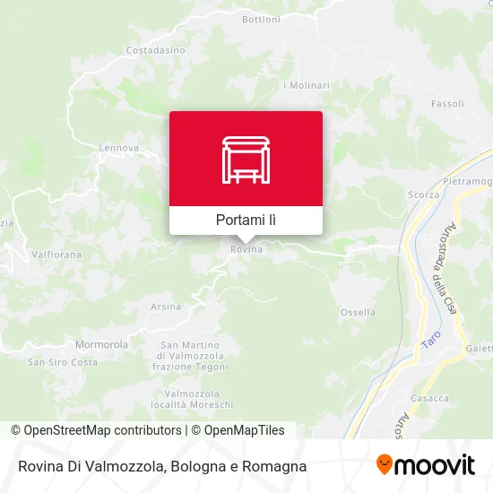 Mappa Rovina Di Valmozzola