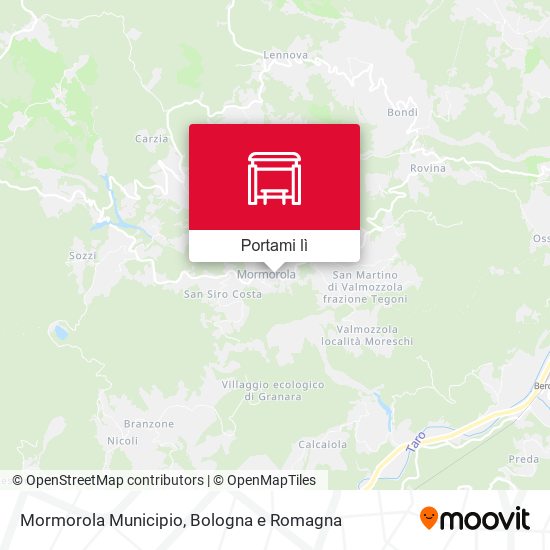 Mappa Mormorola Municipio