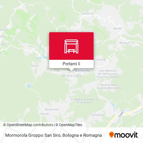 Mappa Mormorola Groppo San Siro