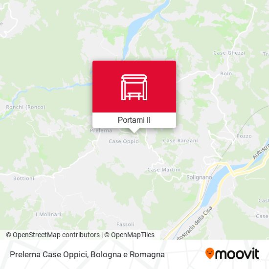 Mappa Prelerna Case Oppici
