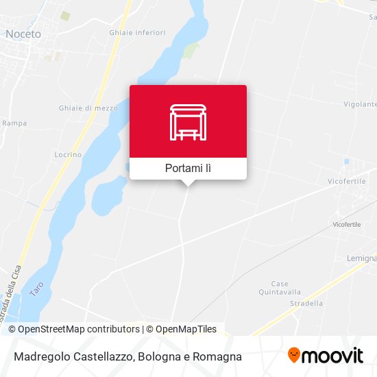 Mappa Madregolo Castellazzo