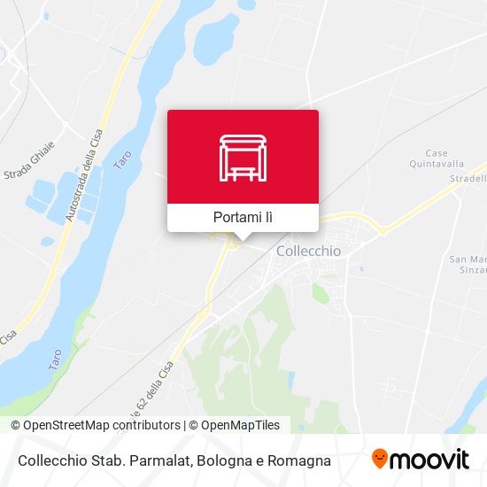 Mappa Collecchio Stab. Parmalat