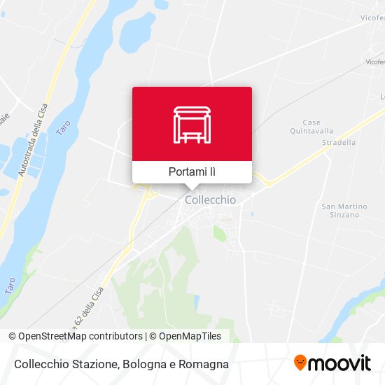 Mappa Collecchio Stazione