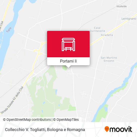 Mappa Collecchio V. Togliatti