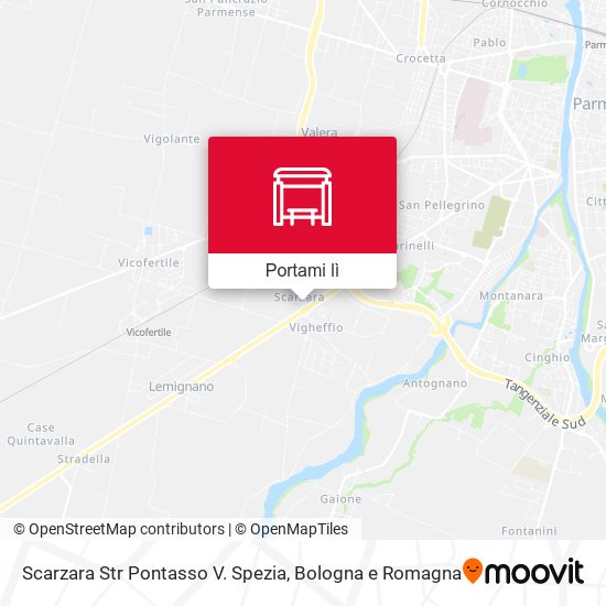 Mappa Scarzara Str Pontasso V. Spezia