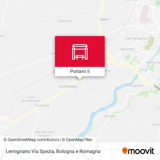 Mappa Lemignano Via Spezia