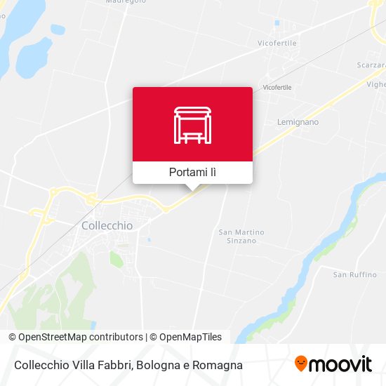 Mappa Collecchio Villa Fabbri
