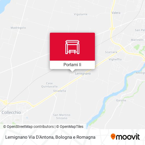 Mappa Lemignano Via D'Antona