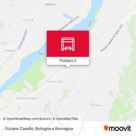 Mappa Ozzano Casello