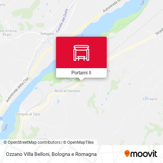 Mappa Ozzano Villa Belloni
