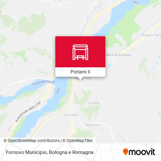 Mappa Fornovo Municipio