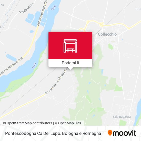 Mappa Pontescodogna Cà Del Lupo