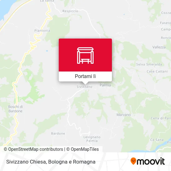 Mappa Sivizzano Chiesa