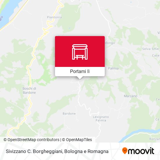 Mappa Sivizzano C. Borgheggiani