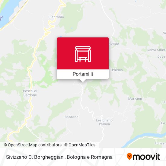 Mappa Sivizzano C. Borgheggiani