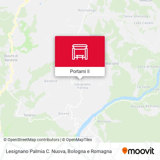 Mappa Lesignano Palmia C. Nuova