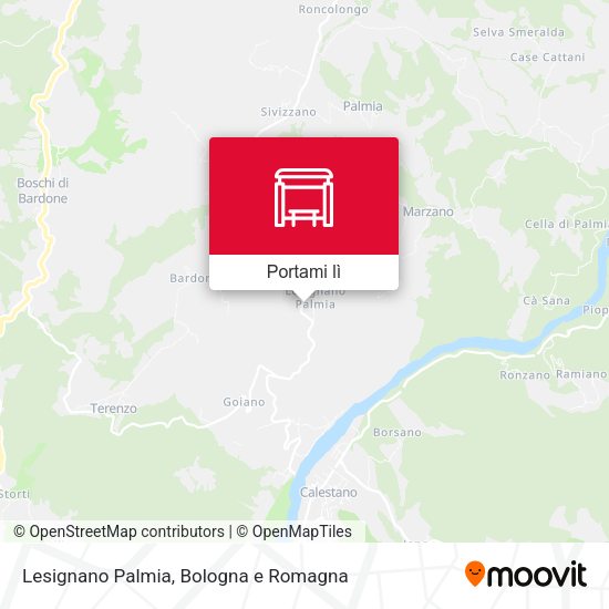 Mappa Lesignano Palmia