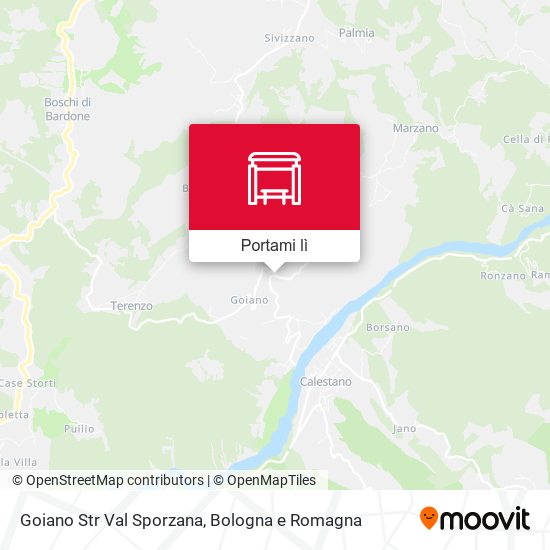 Mappa Goiano Str Val Sporzana