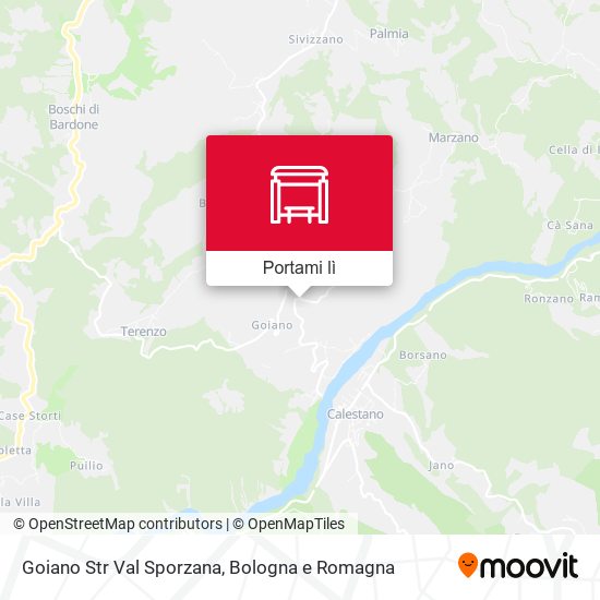 Mappa Goiano Str Val Sporzana