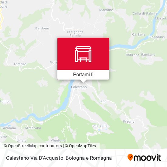 Mappa Calestano Via D'Acquisto