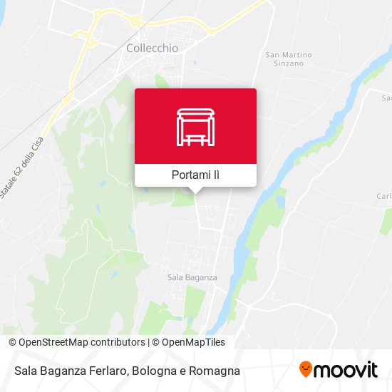 Mappa Sala Baganza Ferlaro