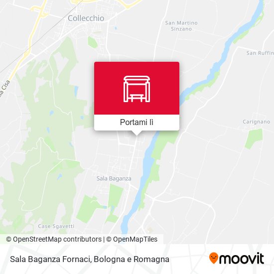 Mappa Sala Baganza Fornaci