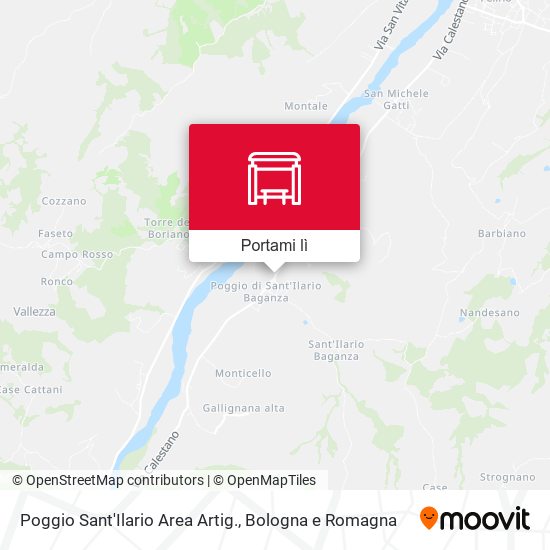 Mappa Poggio Sant'Ilario Area Artig.