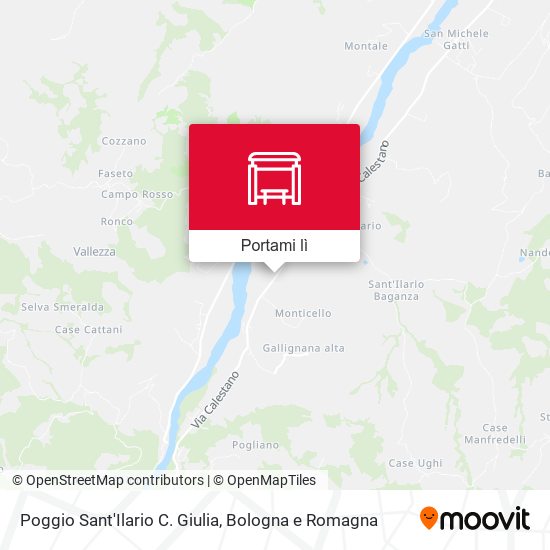 Mappa Poggio Sant'Ilario C. Giulia