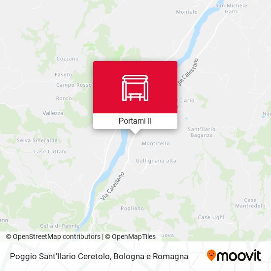 Mappa Poggio Sant'Ilario Ceretolo